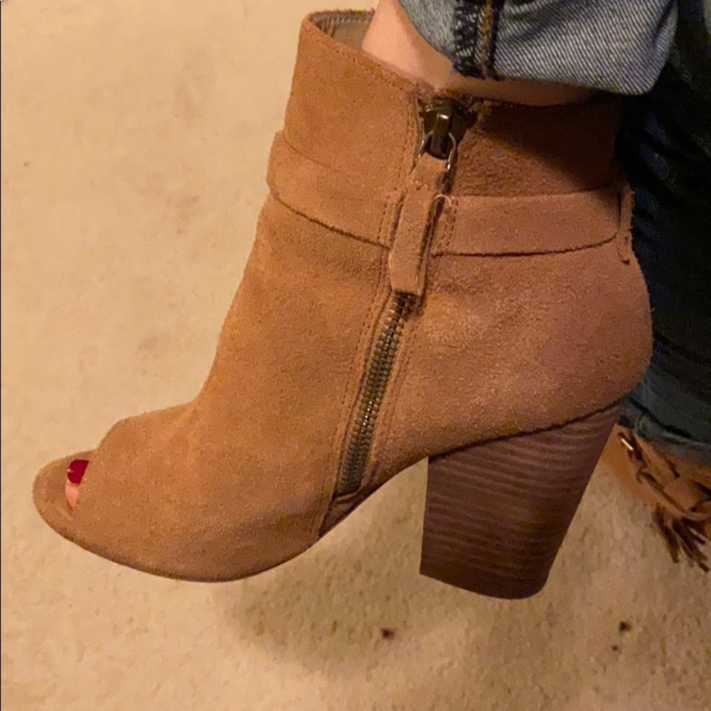 Suede booties